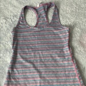 Striped Racerback Tank Top